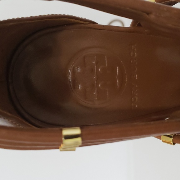Brand New Tory Burch Audrianna Glazed Lounge Lace Up Heels SZ 8.5 MSRP $350